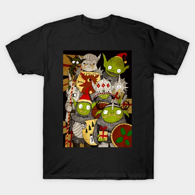 Festive Goblins T-Shirt by djrbennett